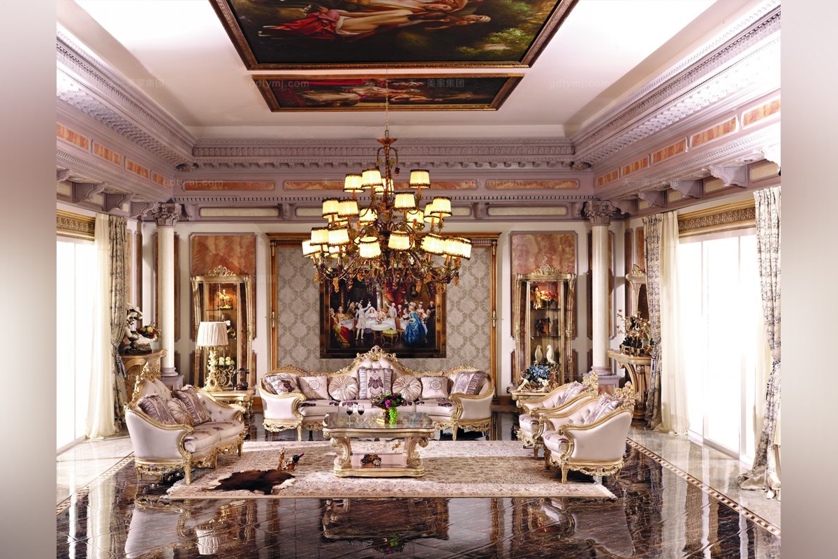 高檔歐式實木二人位沙發