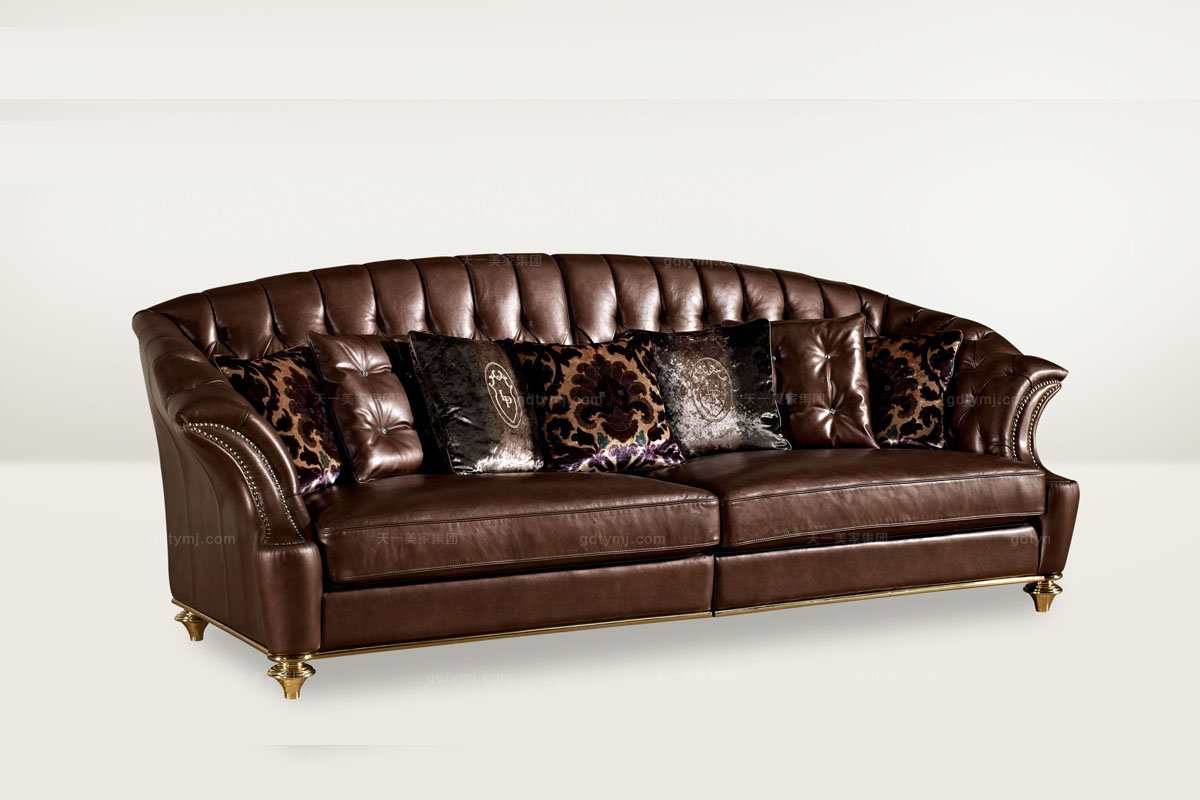 高檔歐式真皮沙發